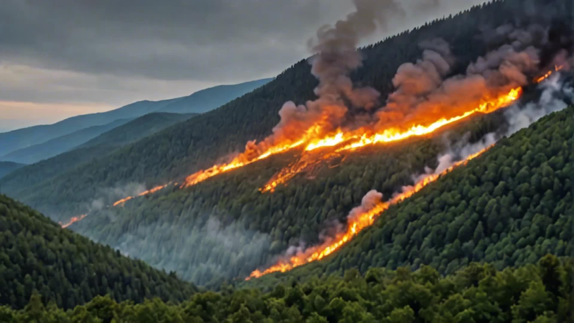 山火火焰视频的预览图