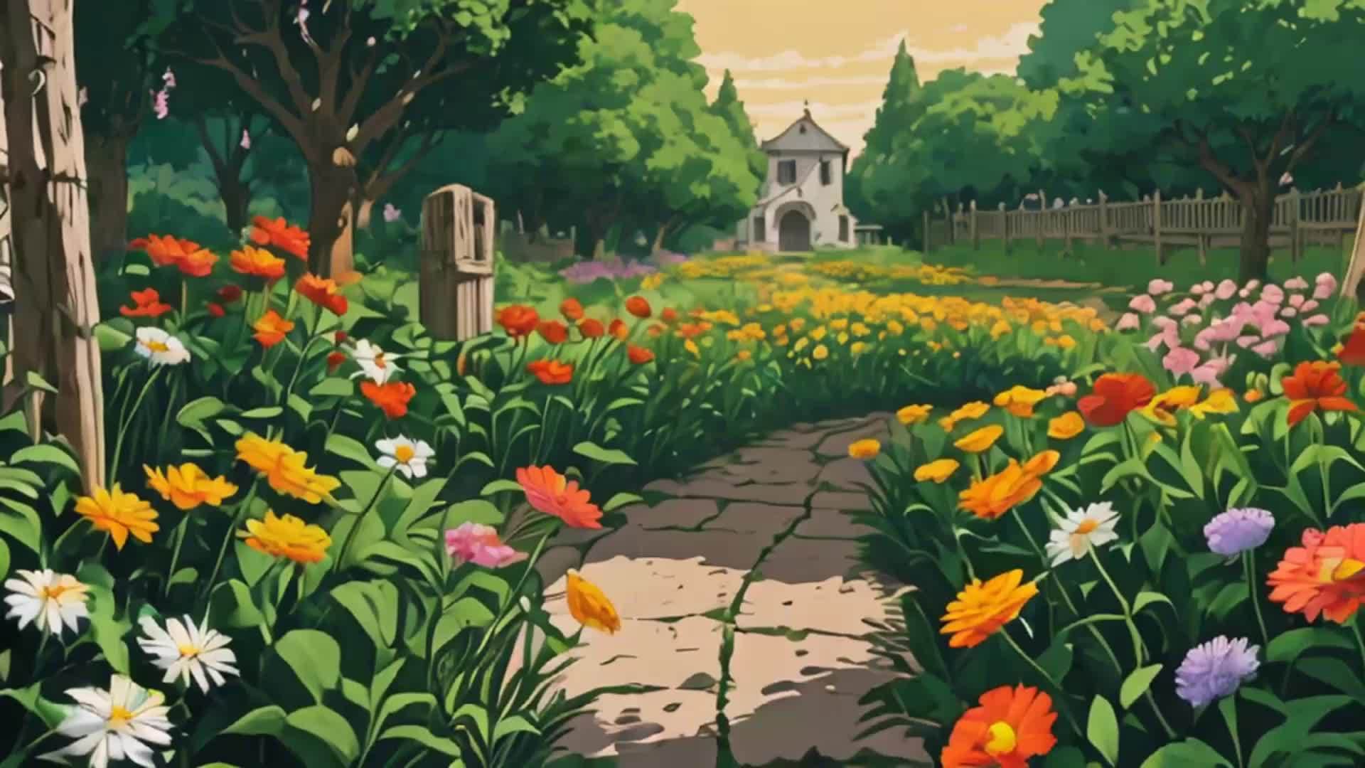 漫画漫画乡村花丛视频的预览图
