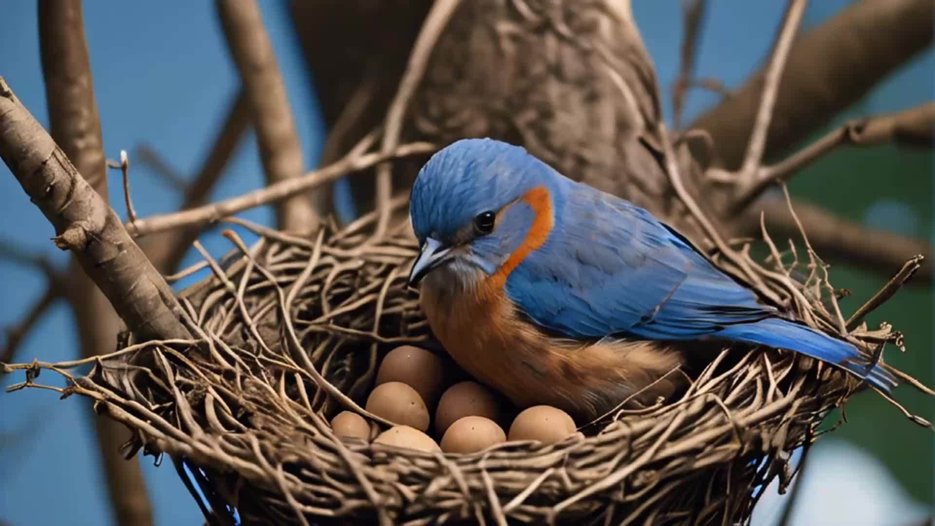蓝鸟筑巢视频的预览图