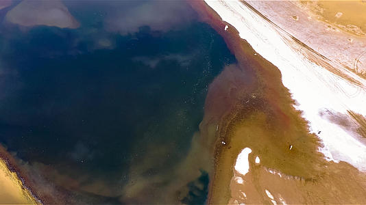 巴丹吉林沙漠巴丹湖视频的预览图