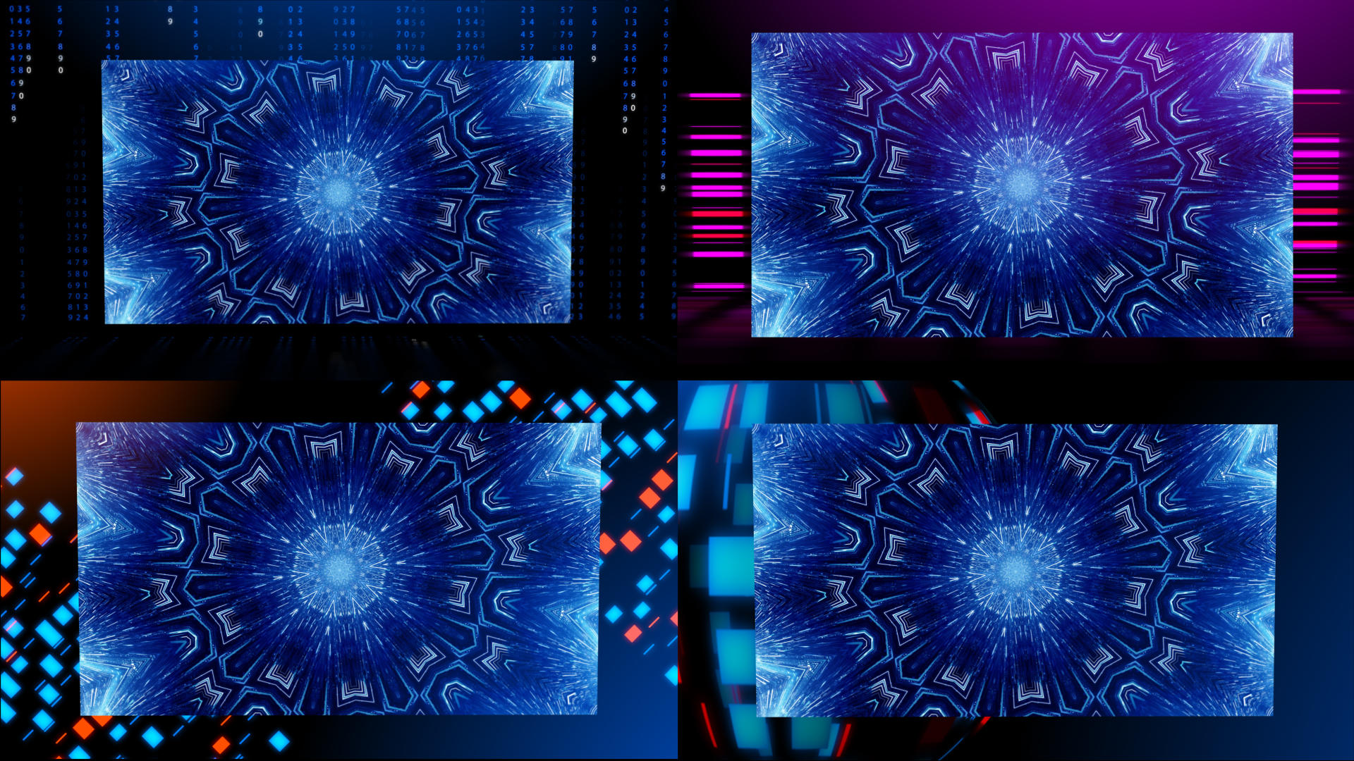 三维粒子炫酷舞台循环背景视频的预览图