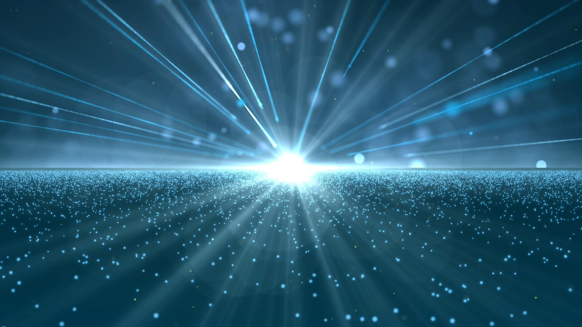 大气光线粒子背景视频的预览图