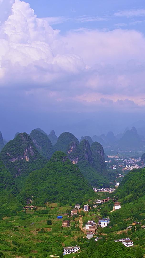 桂林山水天际航拍视频的预览图