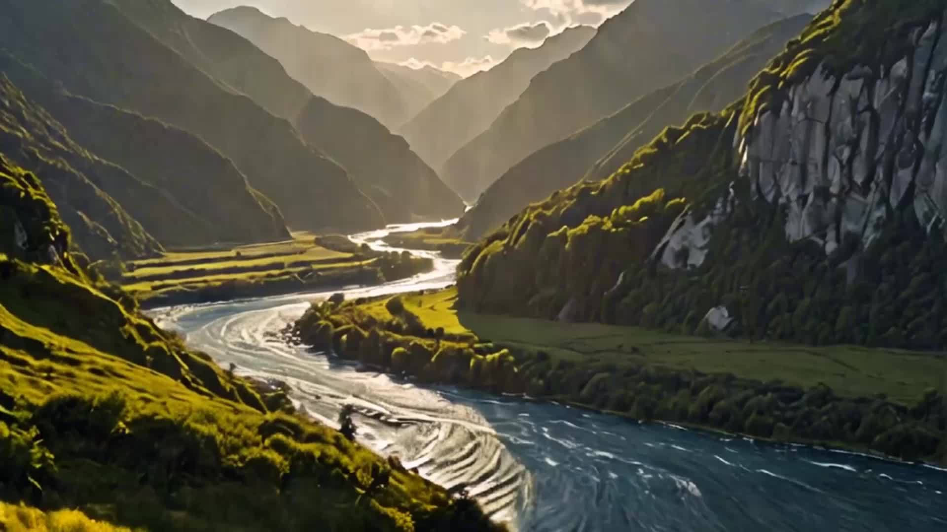大气山河航拍视频的预览图