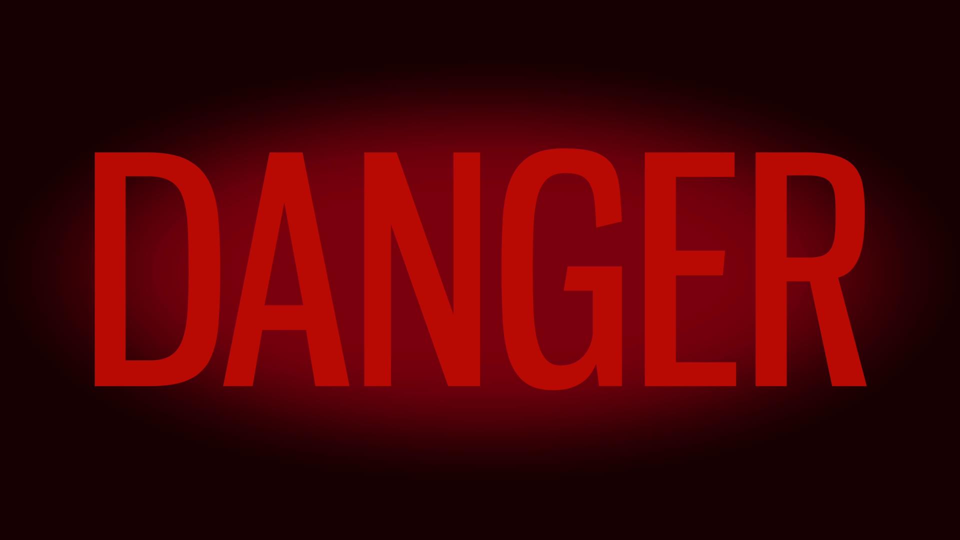 反闪红色危险标志视频的预览图