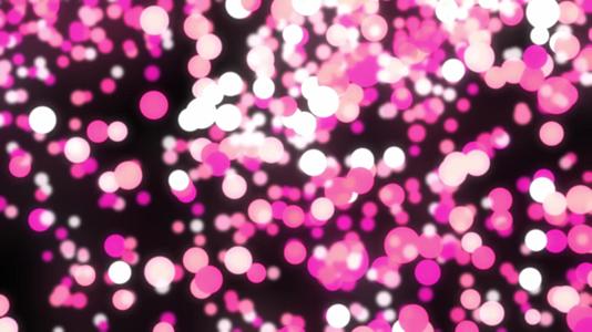 粉红色bokeh光抽象效果3D视频动画视频的预览图