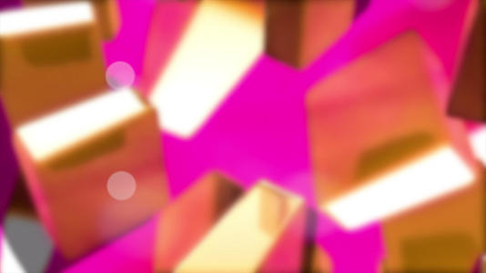 模糊紫色和橙色抽象背景视频的预览图