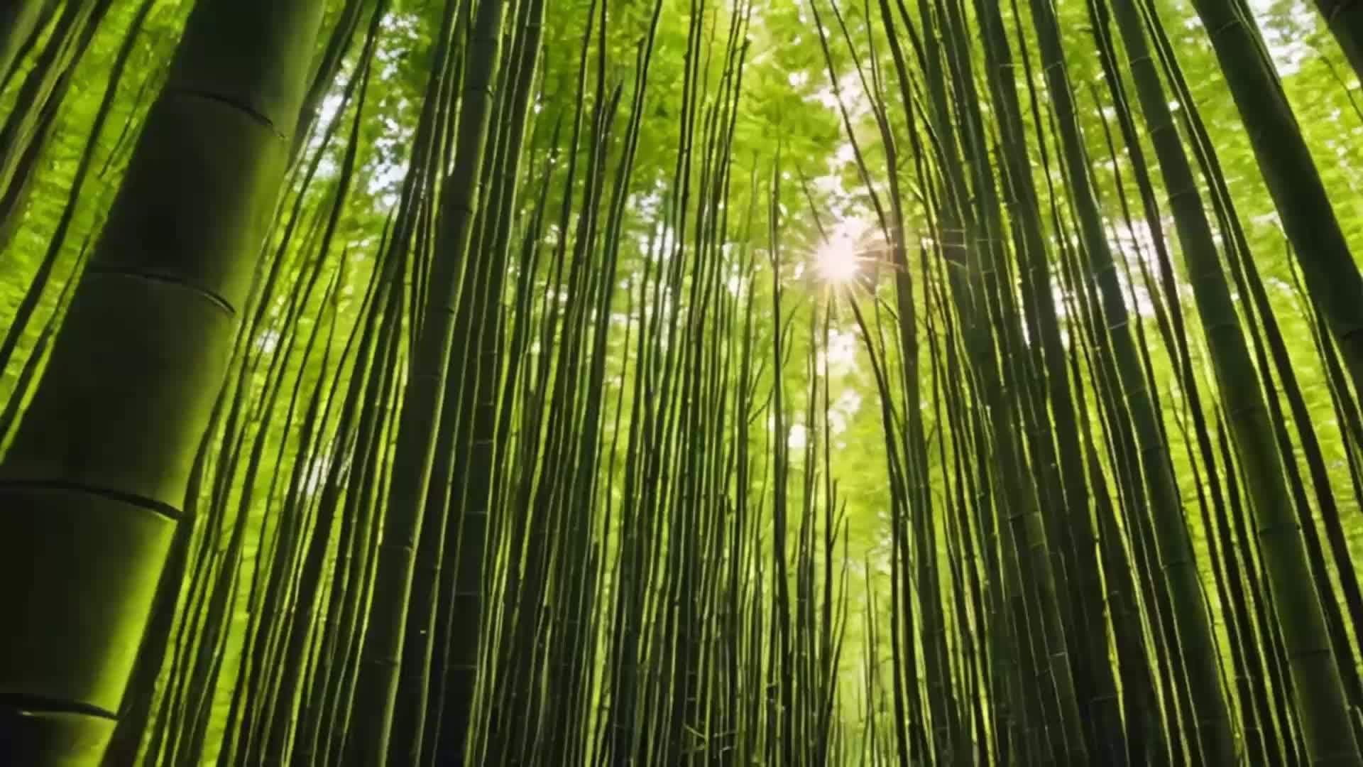 自然风光的竹林视频的预览图