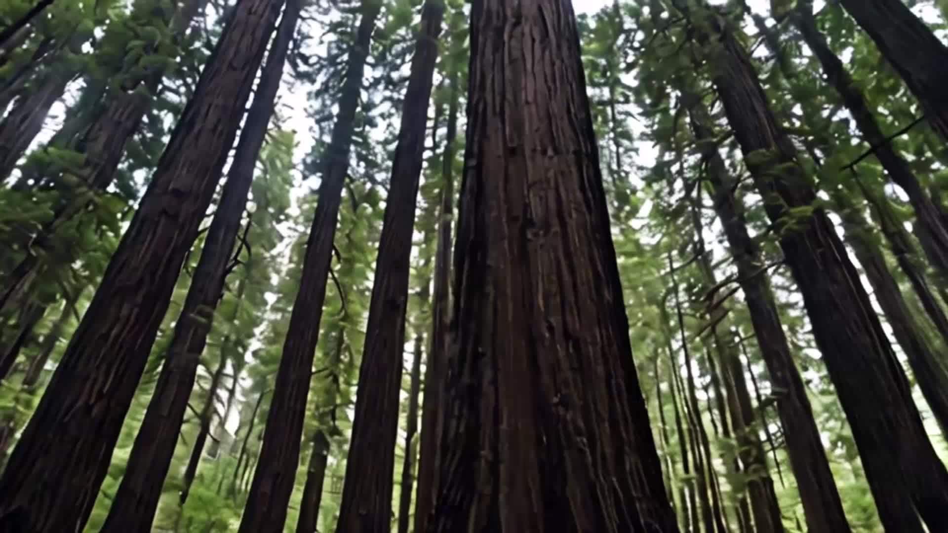 森林树枝森林自然风光森林视频的预览图