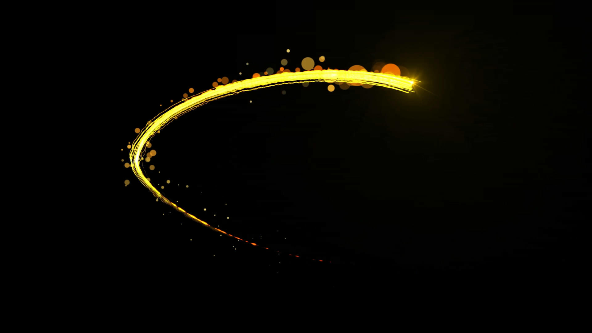 金色粒子光线转场透明通道视频素材视频的预览图