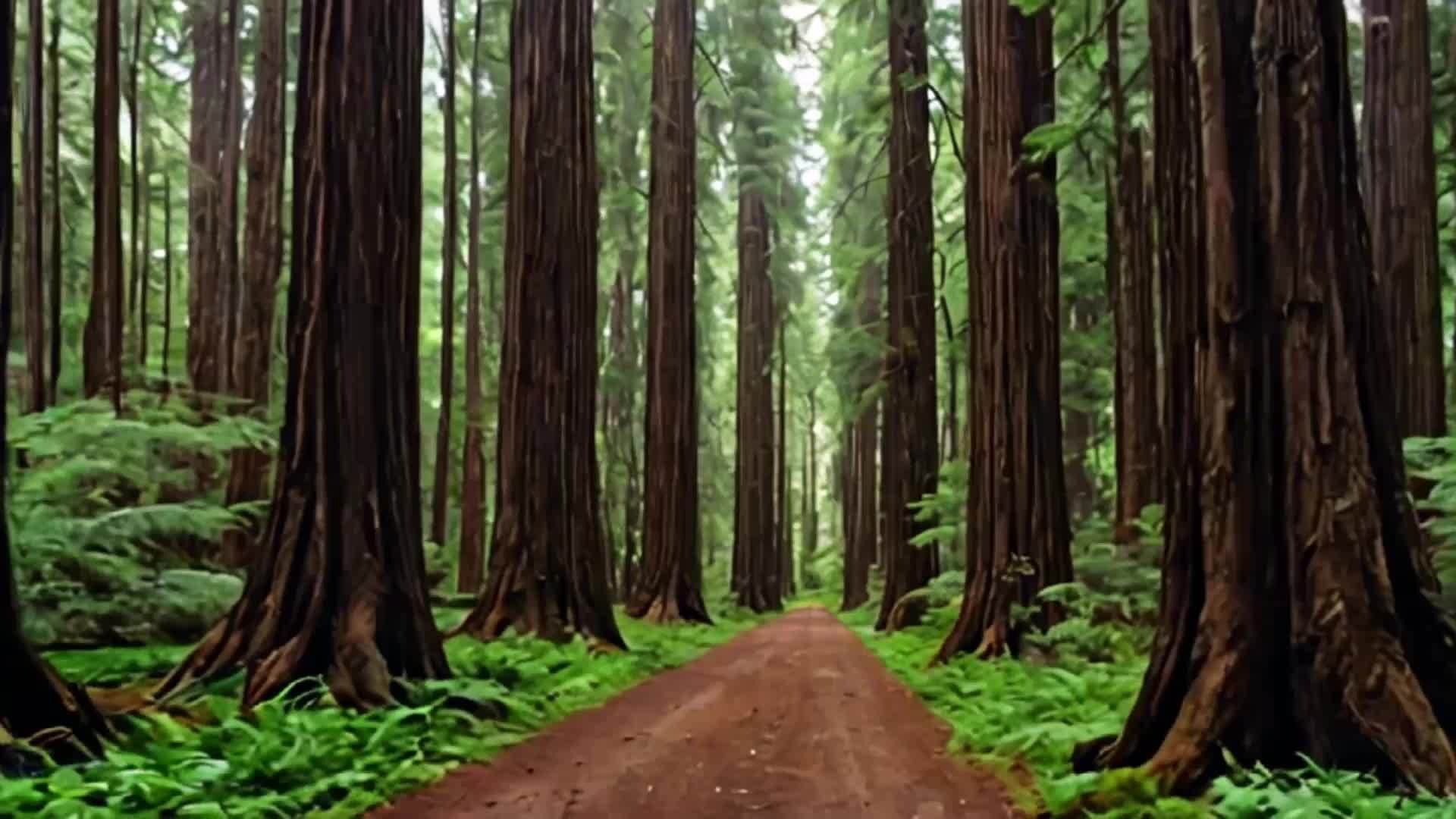 森林的自然风光视频的预览图