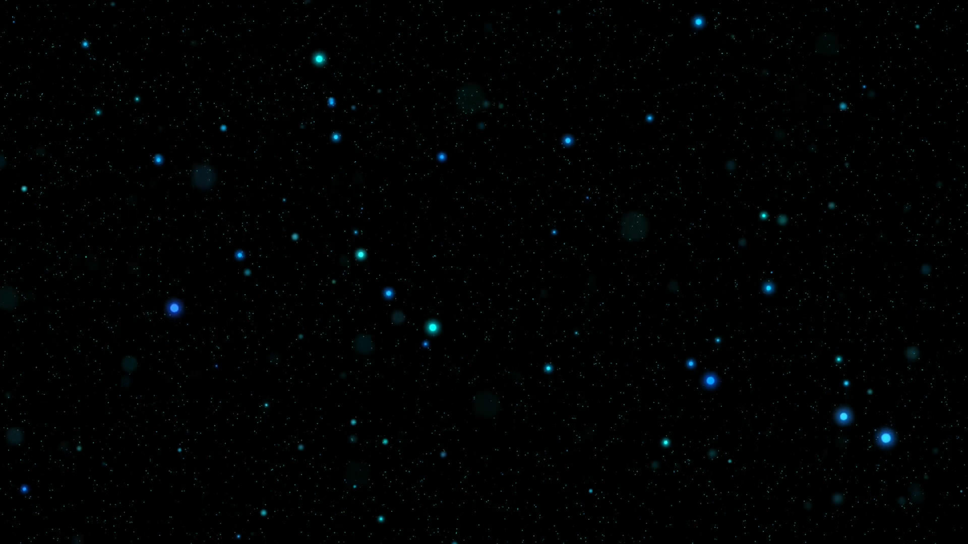 蓝色粒子漂浮视频的预览图
