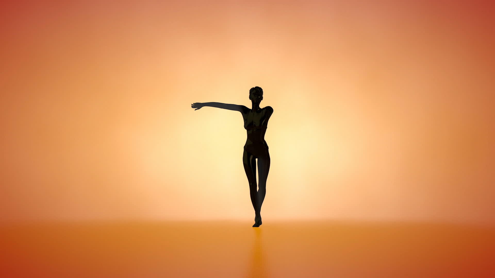 黑人女性跳桑巴舞伴有明光的乳头结膜视频的预览图