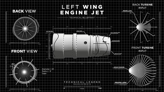 左翼喷气式发动机的左侧视频的预览图