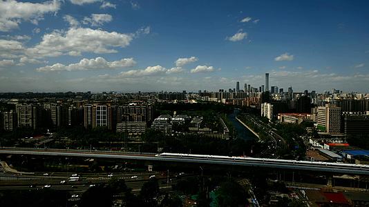 北京城市建筑延时摄影视频的预览图