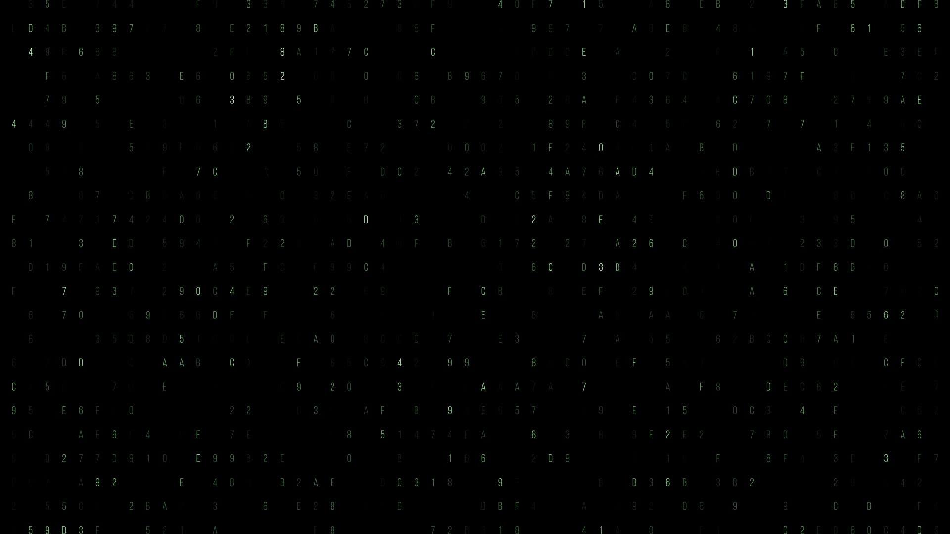 黑色背景的计算机数字时间码倒计时视频的预览图
