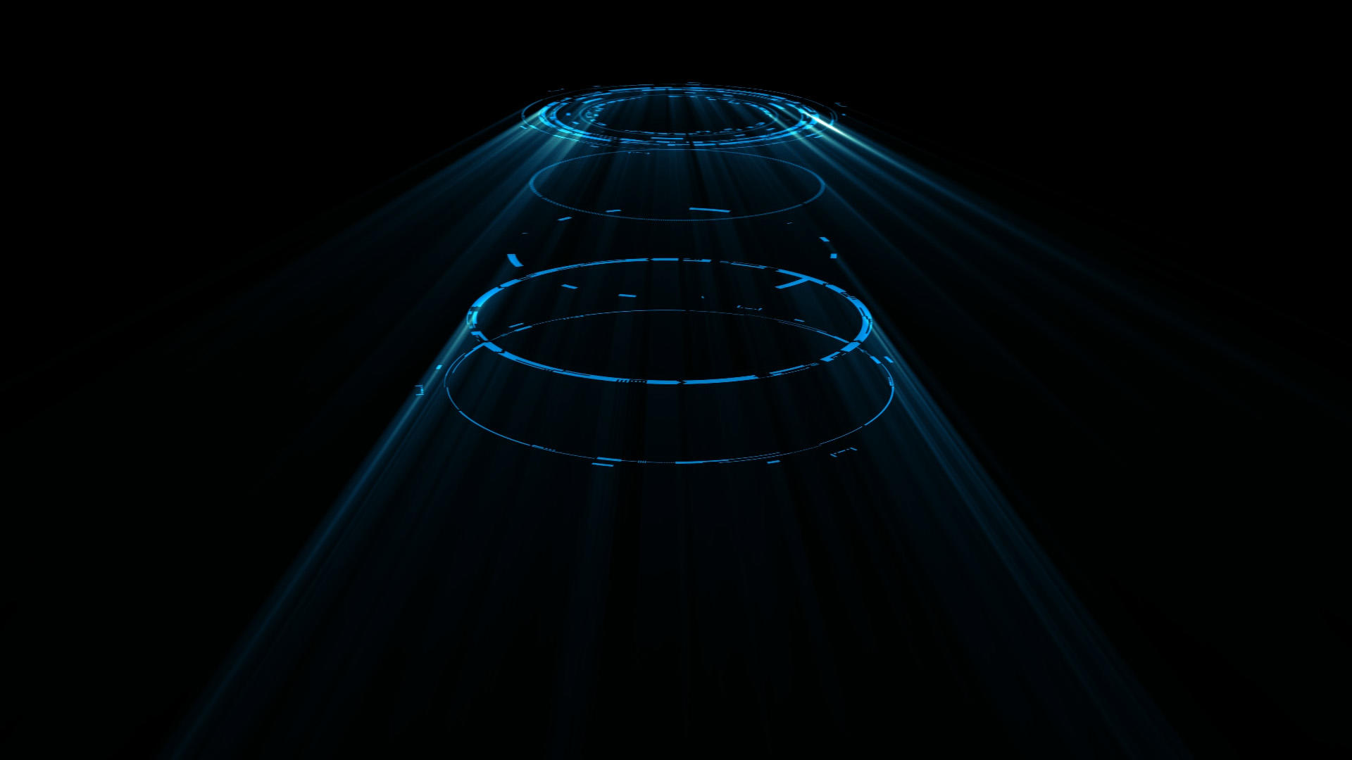 科技光环笼罩视频的预览图