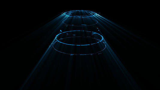 科技光环笼罩视频的预览图