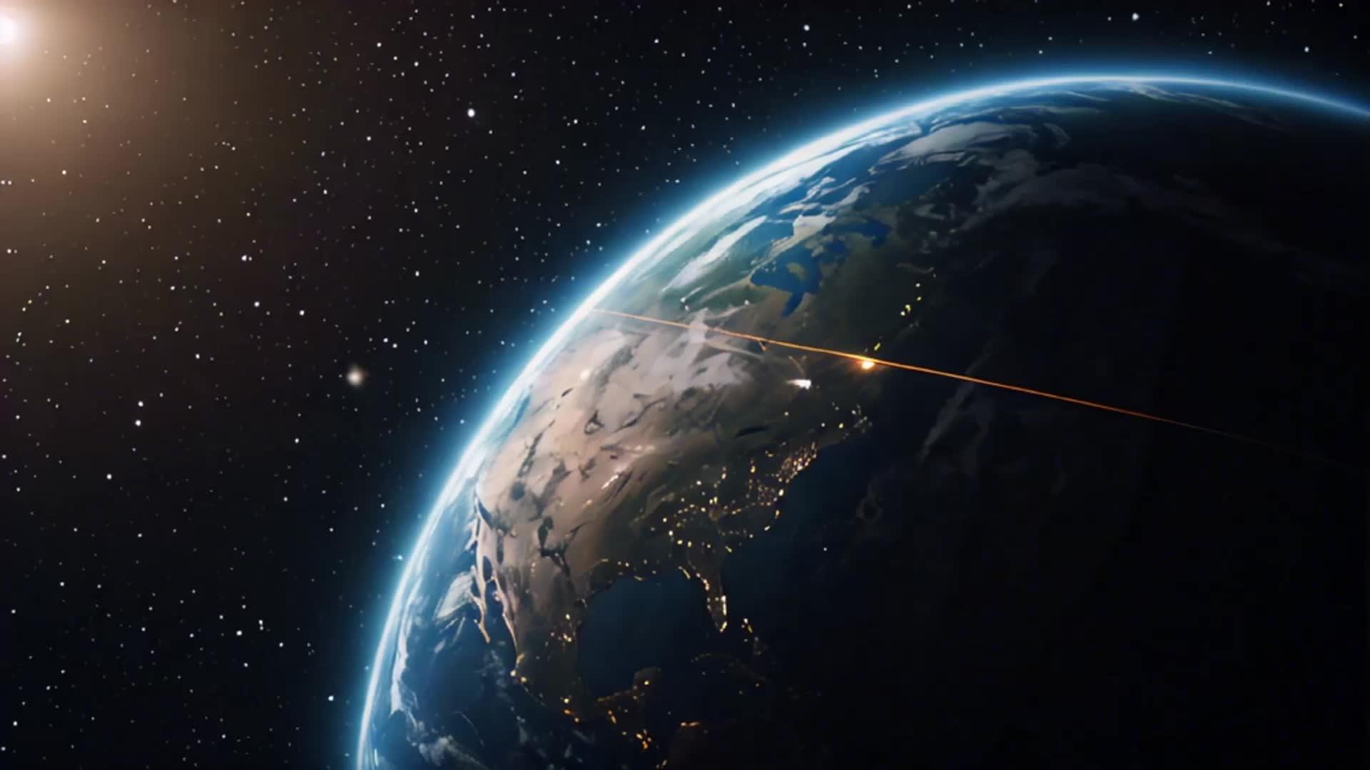 天体震撼宇宙星球的场景视频的预览图