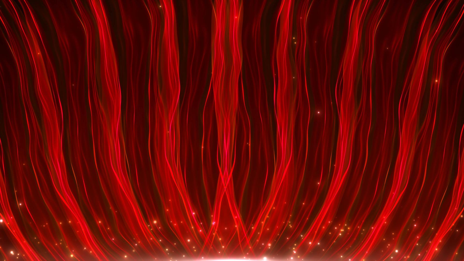 红色幕布大红色丝绸舞台背景视频的预览图