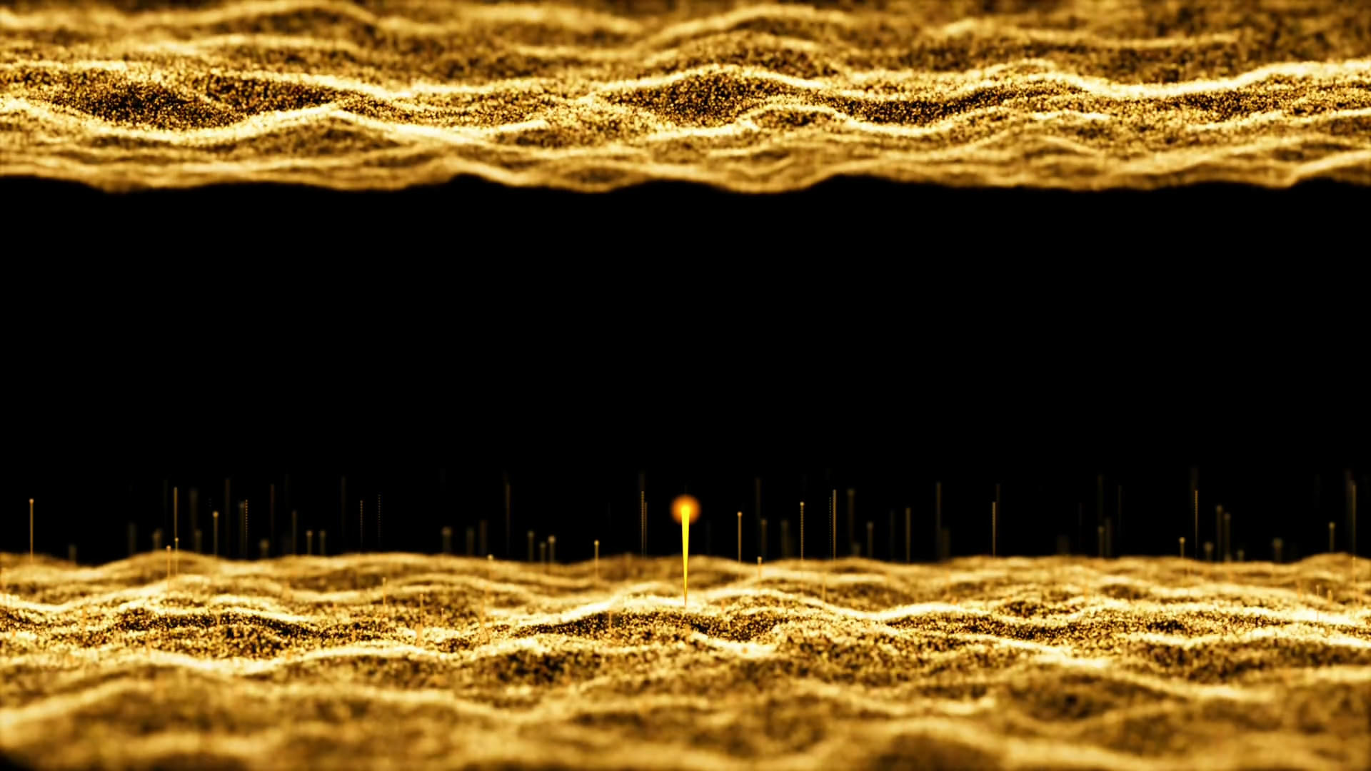 震撼金色粒子视频的预览图