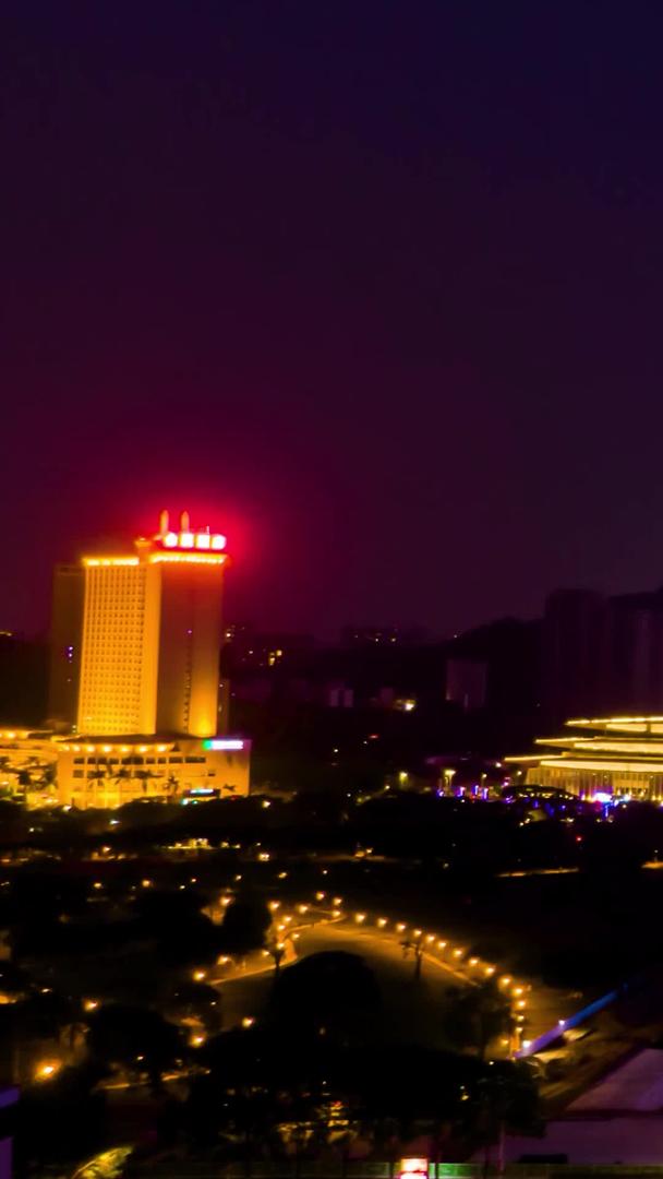 东莞城市夜景灯光秀移动延时摄影视频的预览图