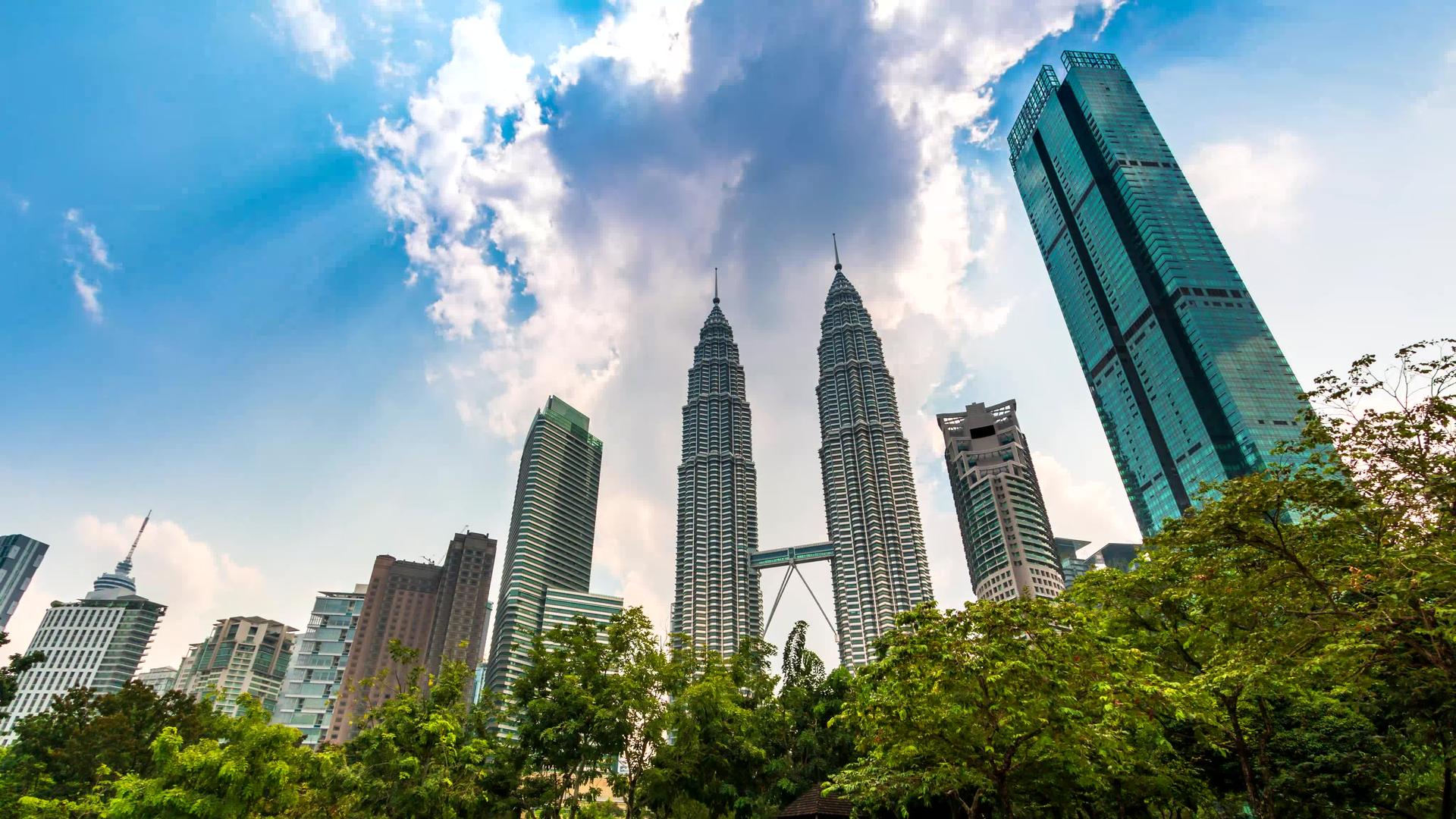 Malaysia城市风景4k时间差视频的预览图