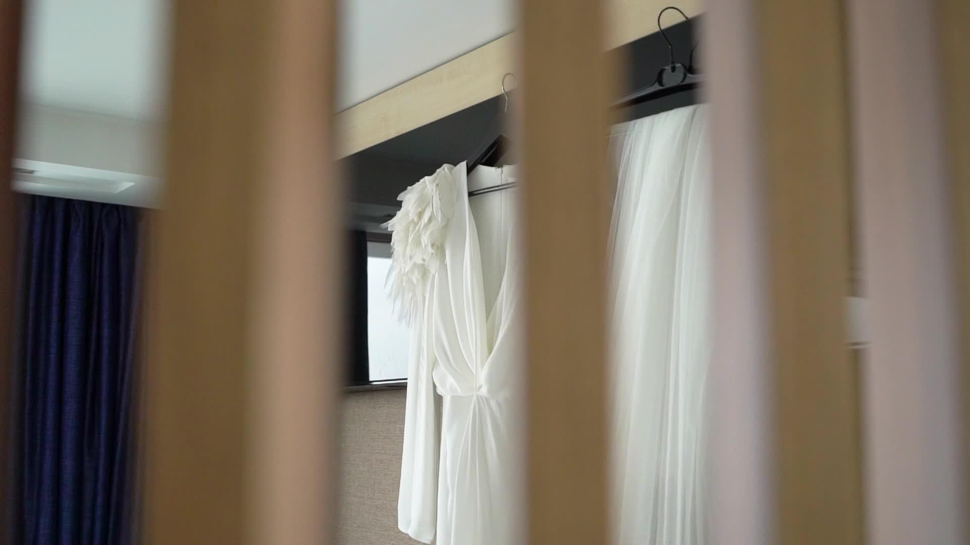 婚纱和新娘面纱视频的预览图