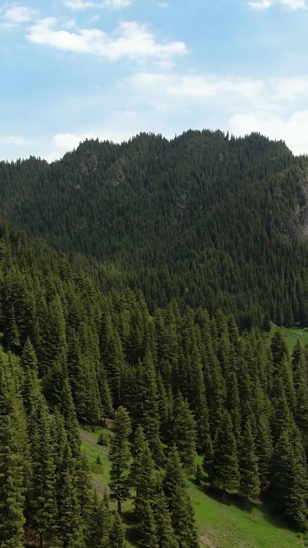 航拍5A天山大峡谷照壁山自然风光视频视频的预览图
