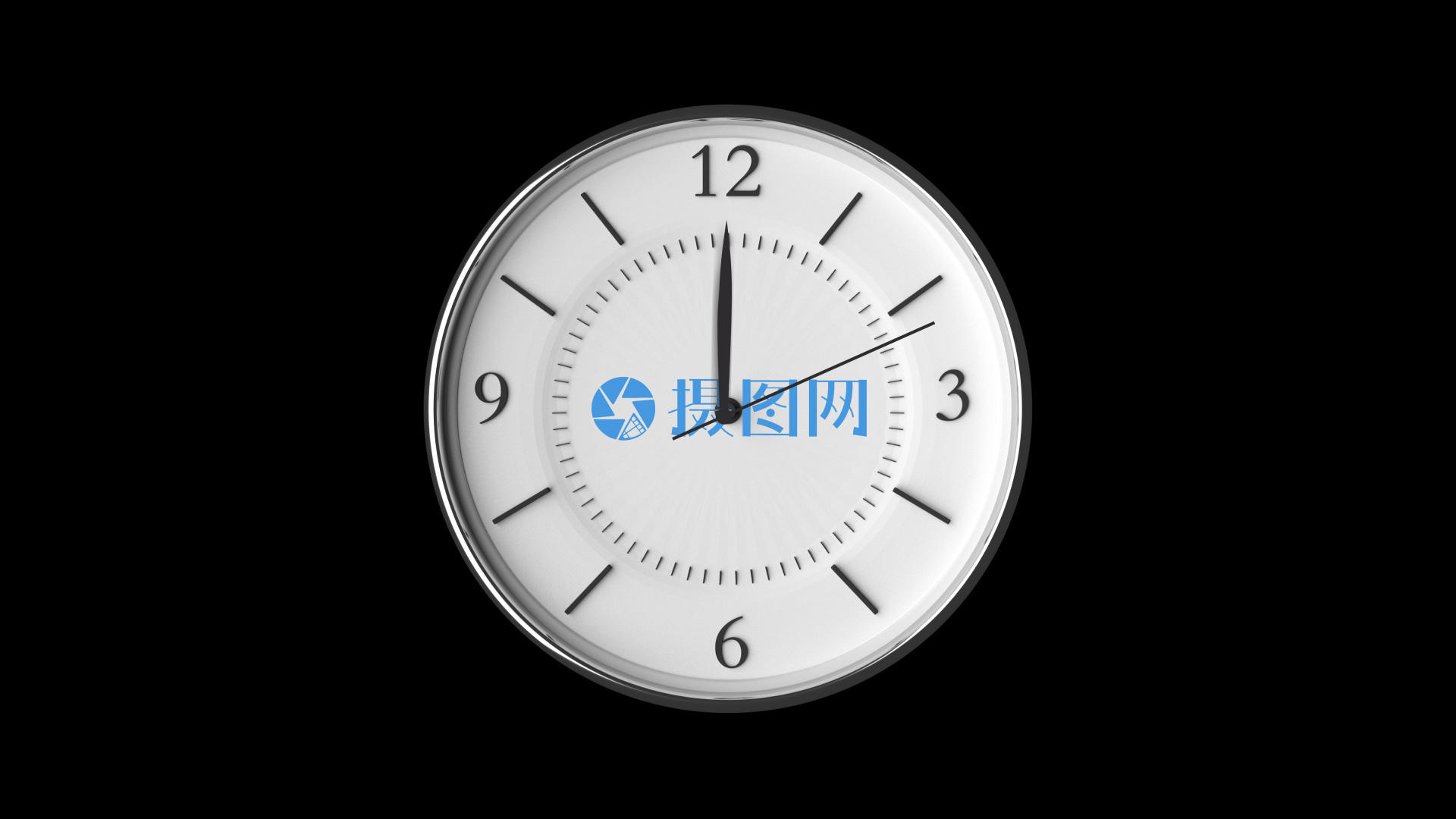 时钟AE模板时针分针秒针可分开K帧视频的预览图