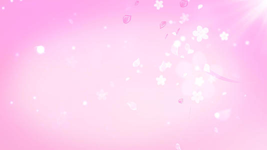 七夕粉色花朵唯美led背景视频的预览图