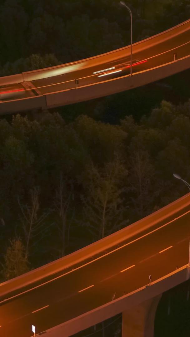 5k素材延时摄影城市夜景交通车流视频的预览图