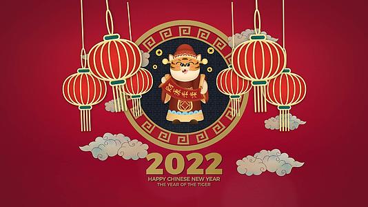 2022新年虎年片头视频的预览图