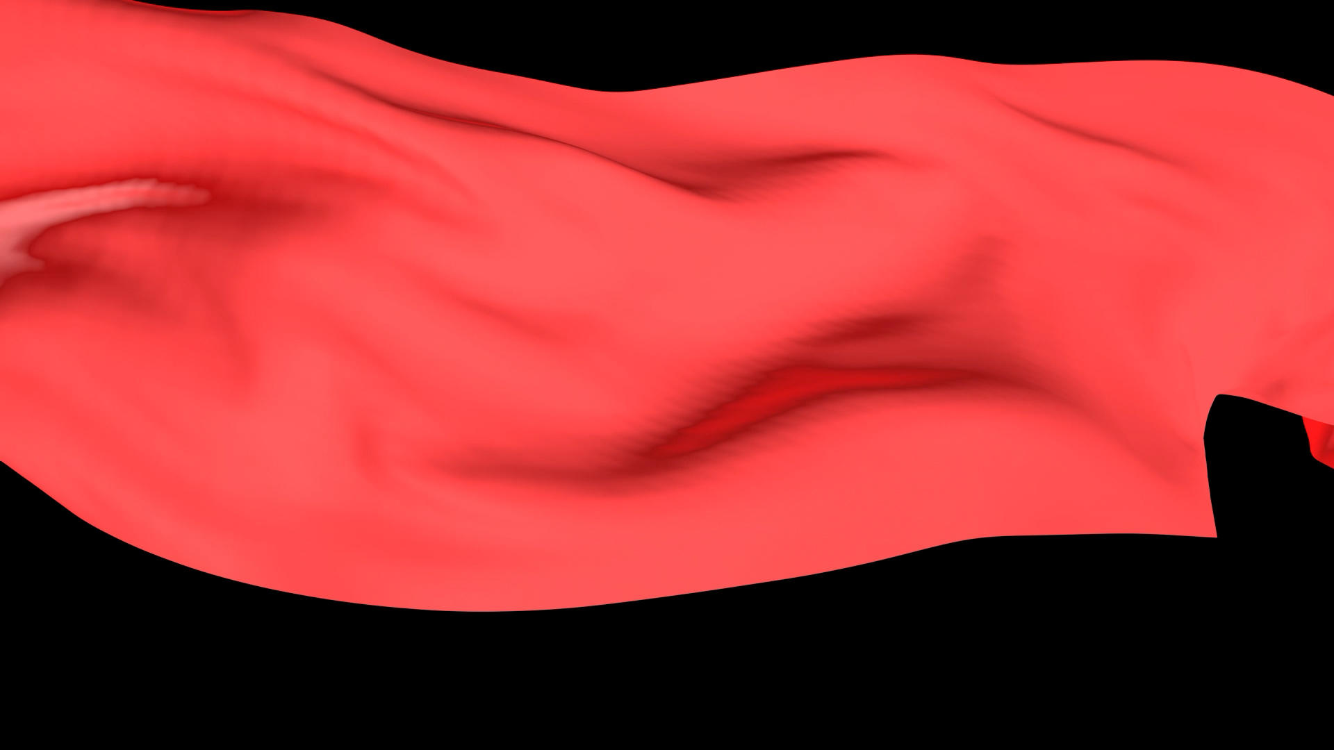 红绸布飘动转场视频的预览图
