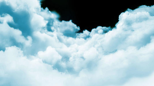 唯美云层穿梭背景带透明通道视频的预览图