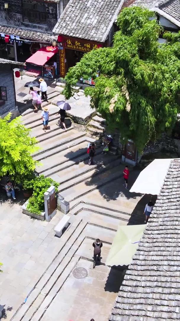 贵州省贵阳青岩古镇航拍视频的预览图