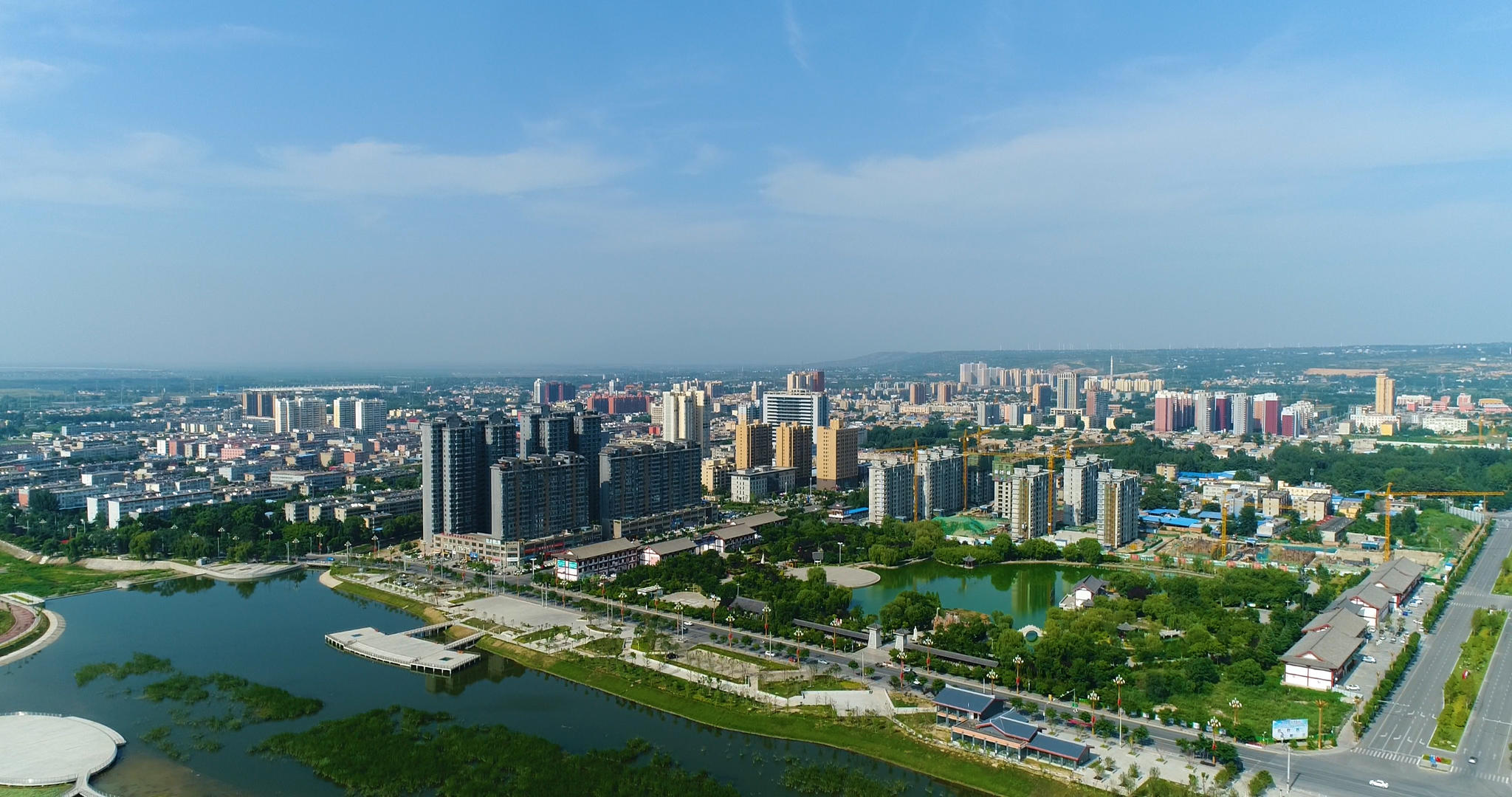 华阴市大景航拍视频的预览图
