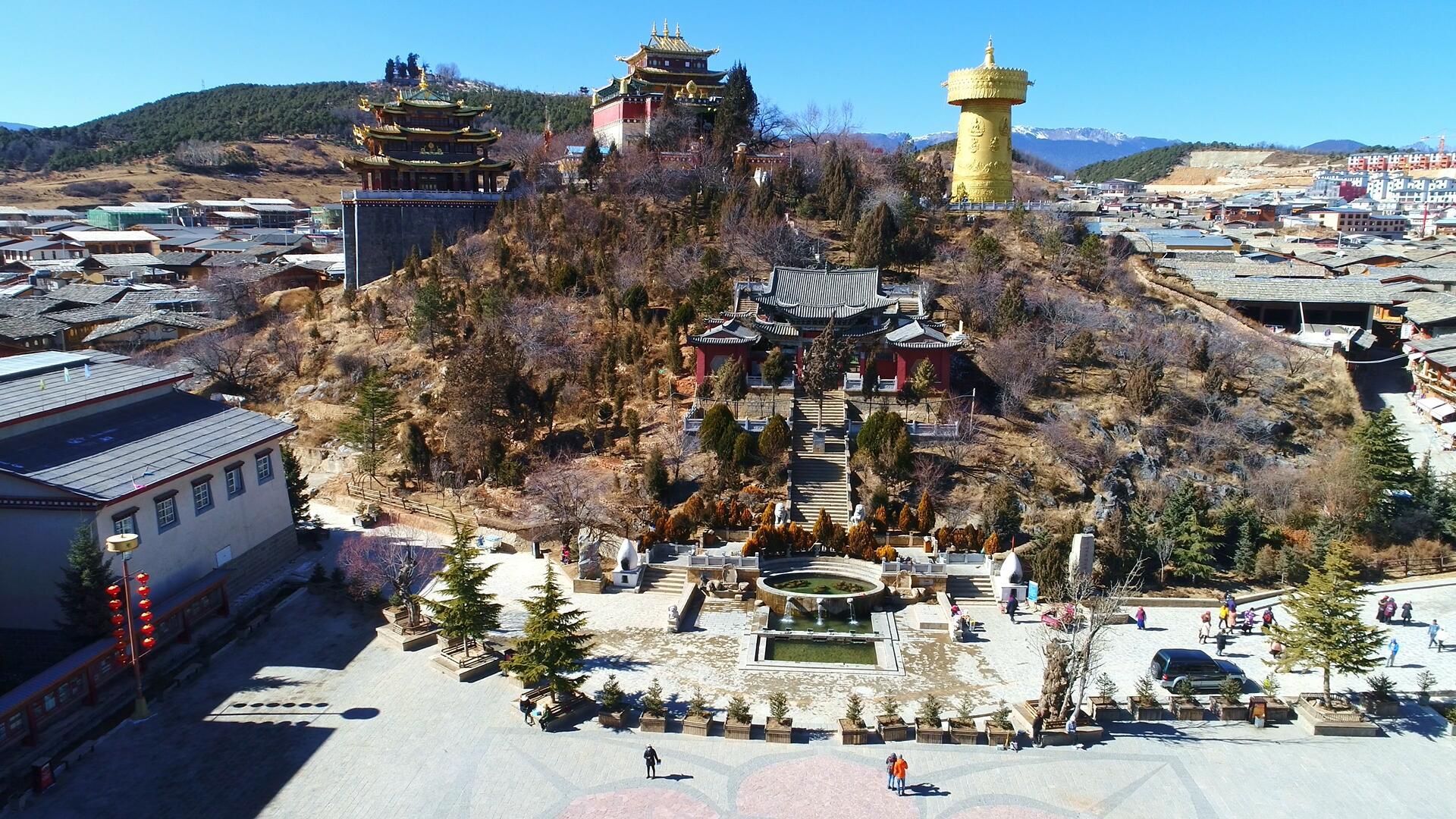 云南香格里拉大昭寺视频的预览图