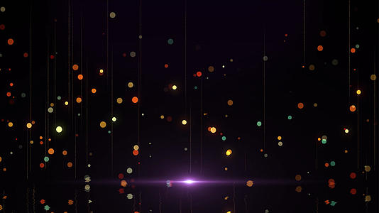 4K唯美绚丽粒子光斑舞台背景视频的预览图