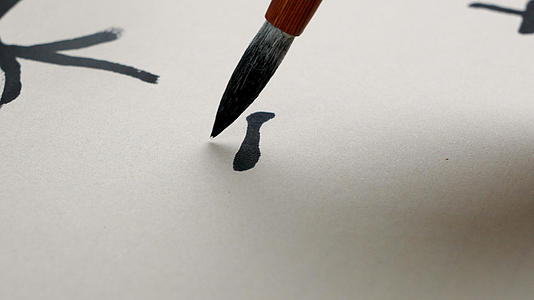书写毛笔字新手练习毛笔传统书法视频的预览图