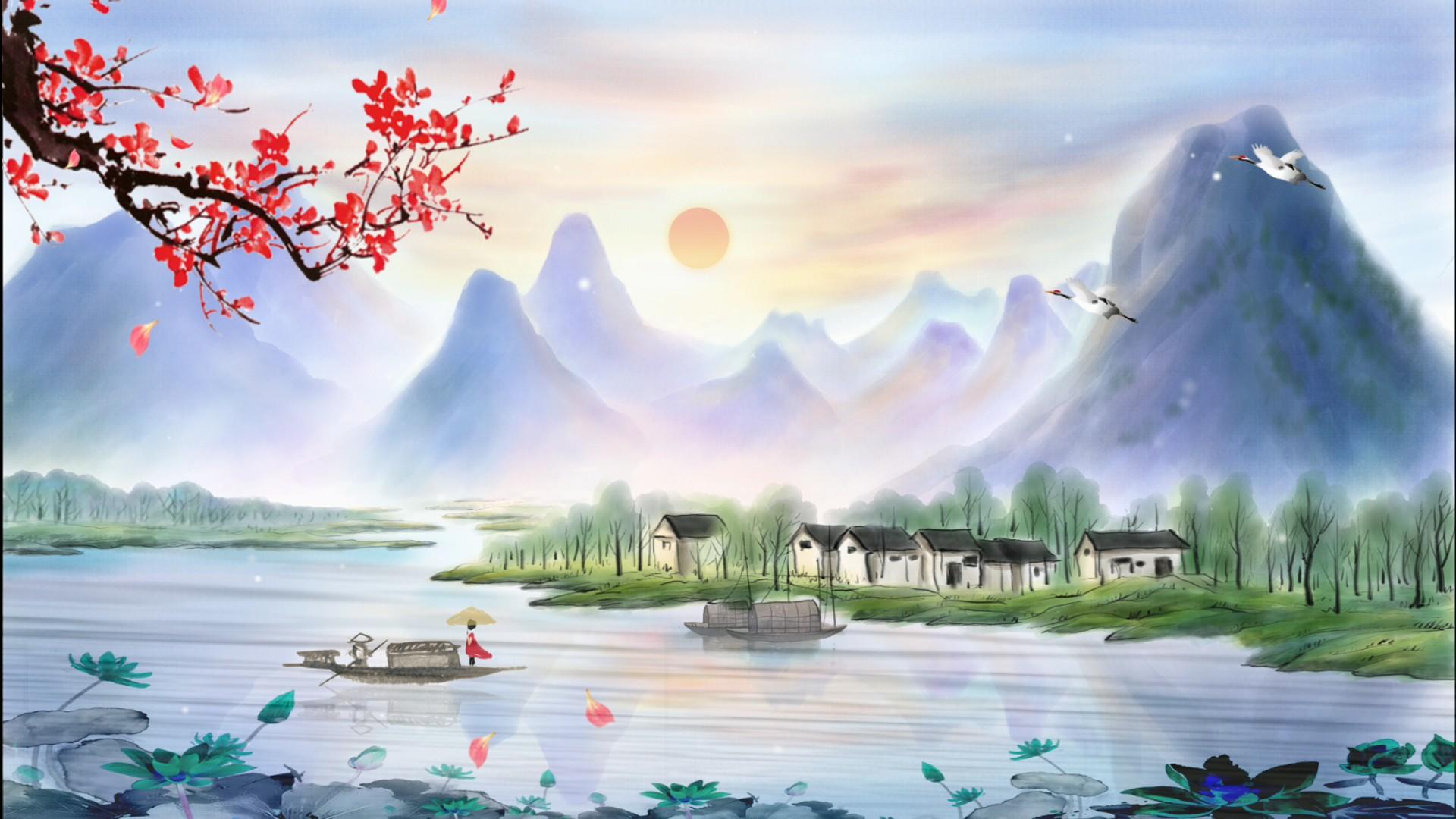 中国水墨风视频的预览图
