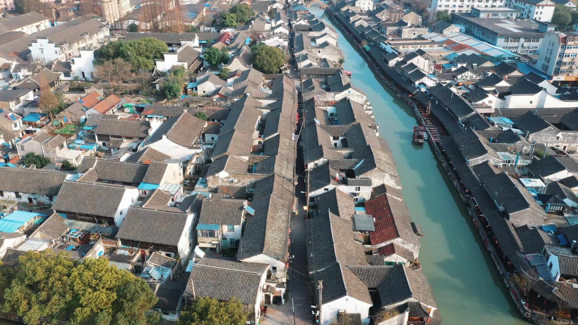 上海枫泾古镇视频的预览图