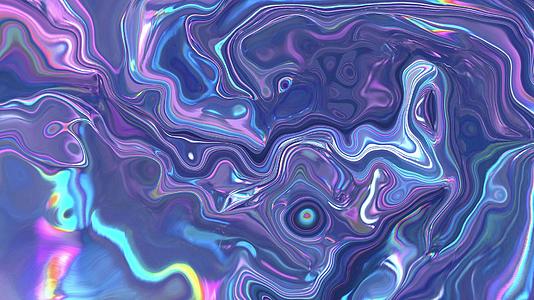 4K抽象流体液体艺术背景视频视频的预览图