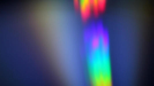 炫彩彩虹镜头光晕视频的预览图