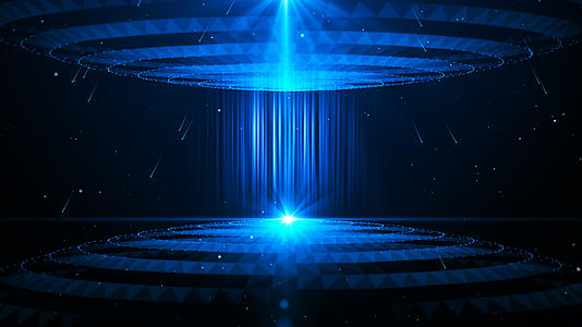 4K科技宇宙圆盘浩瀚星空背景视频的预览图