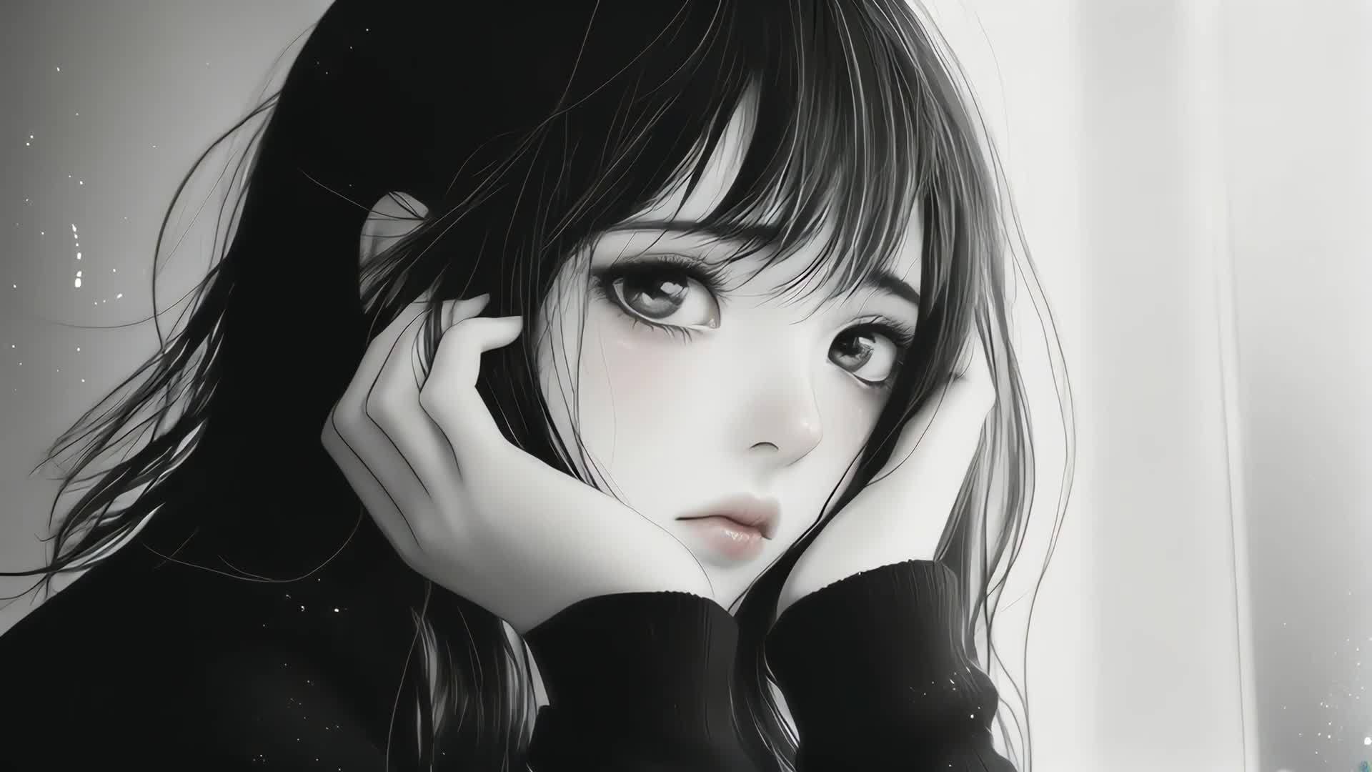沉思动漫少女视频的预览图