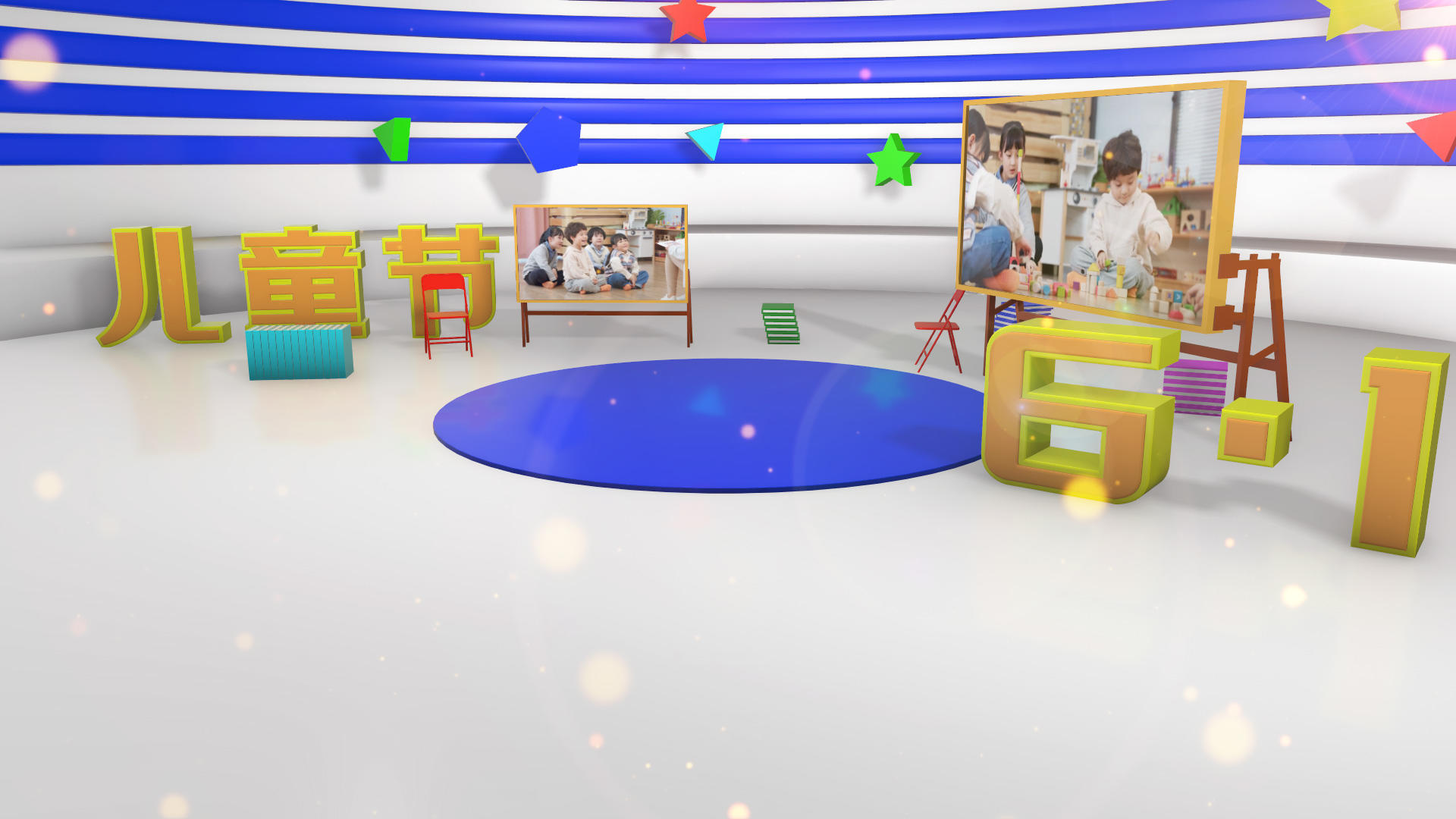 E3D儿童卡通虚拟演播室视频的预览图