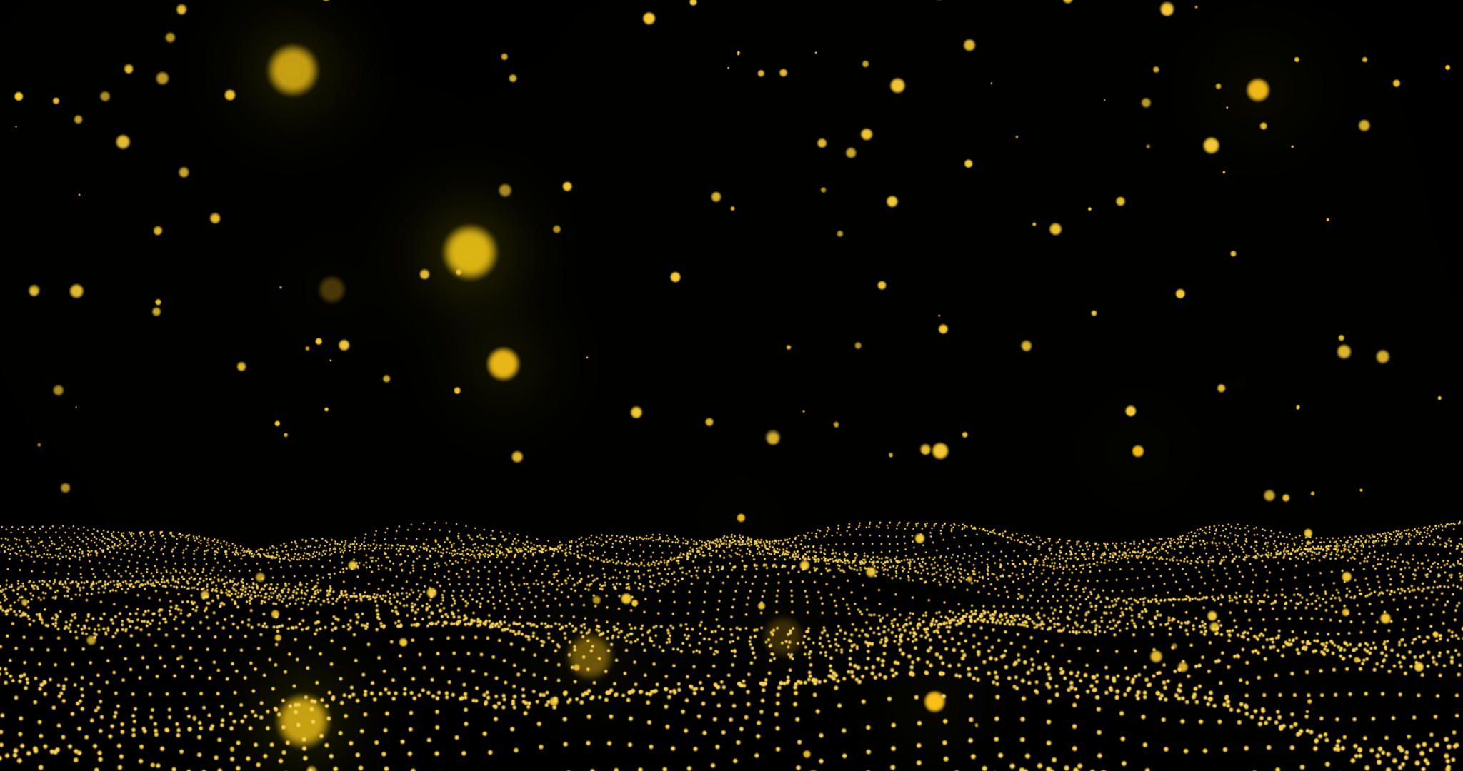 金色粒子光斑透明通道视频的预览图