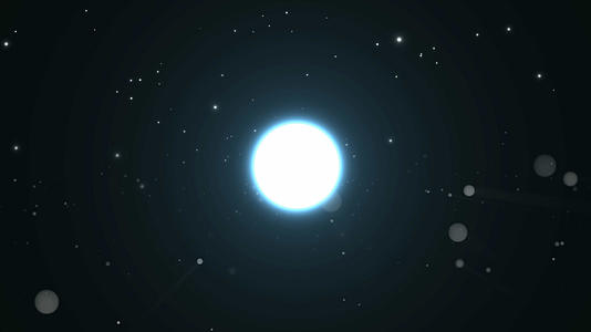 浪漫星空明月视频素材视频的预览图