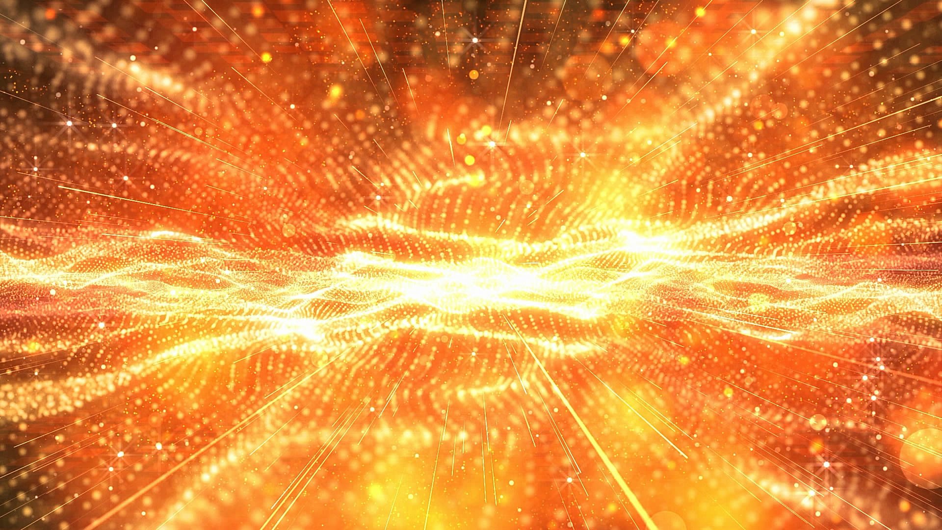 金色大气三维粒子视频背景视频的预览图